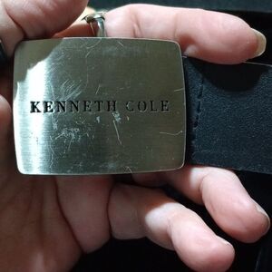 Kenneth Cole men's leather belt black